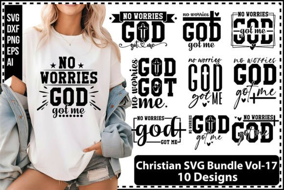 Christian SVG Bundle Vol-17: T-Shirt Graphics for Faith-Based Blog Design