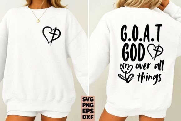 Christian SVG Minimal Heart Cross Front – Smart T-Shirt Graphics Choice for Digital Sellers