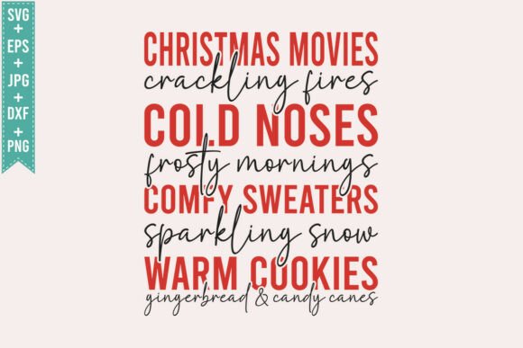 CHRISTMAS WORDS PNG, CHRISTIAN SVG PNG Graphics for T-Shirt Designs