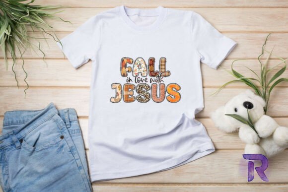 Fall in Love with Jesus Pumpkin PNG