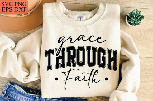Grace Through Faith Svg: A Thoughtful Christian Graphic for Local Business Branding