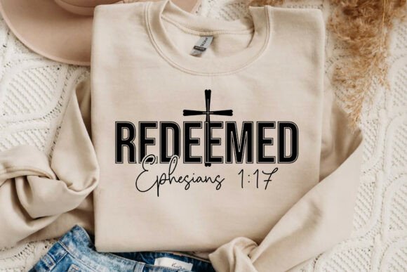 h1Redeemed SVG PNG, Christian: A Thoughtful Embroidery Design for Faith-Based Projects/h1