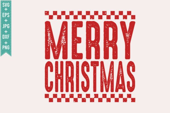 Retro Merry Christmas SVG for T-Shirt Designs & Graphics
